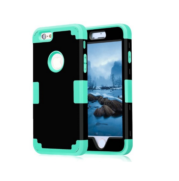 iPhone 6 Case iPhone 6s Case 2015 New Style Cambo Hybrid Shockproof black teal